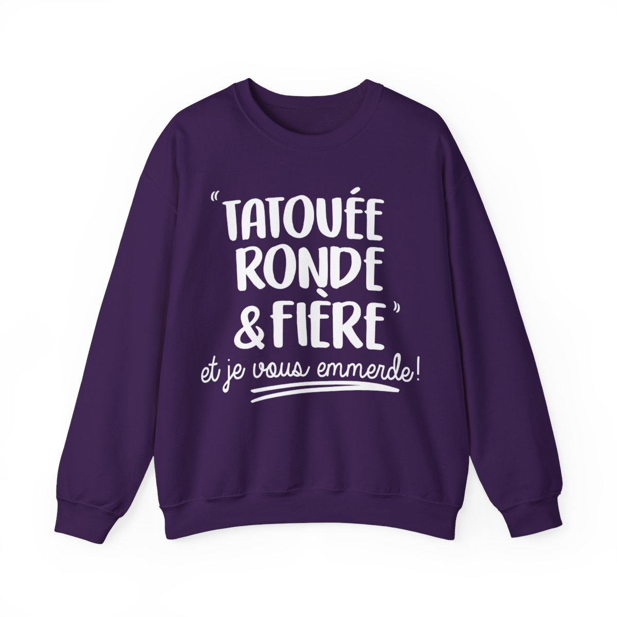 Tatouée ronde et fière et je vous emmerde
