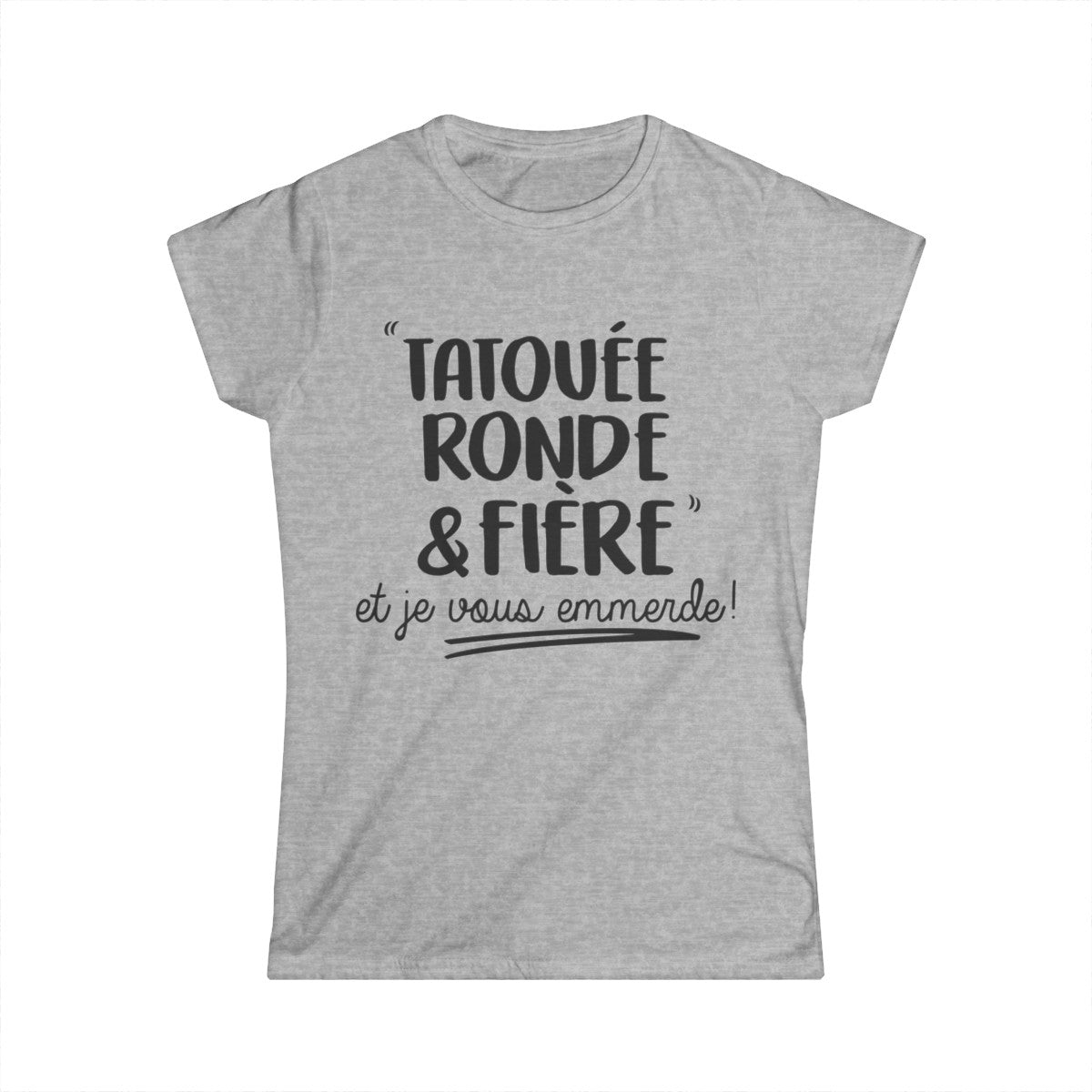 Tatouée ronde et fière et je vous emmerde