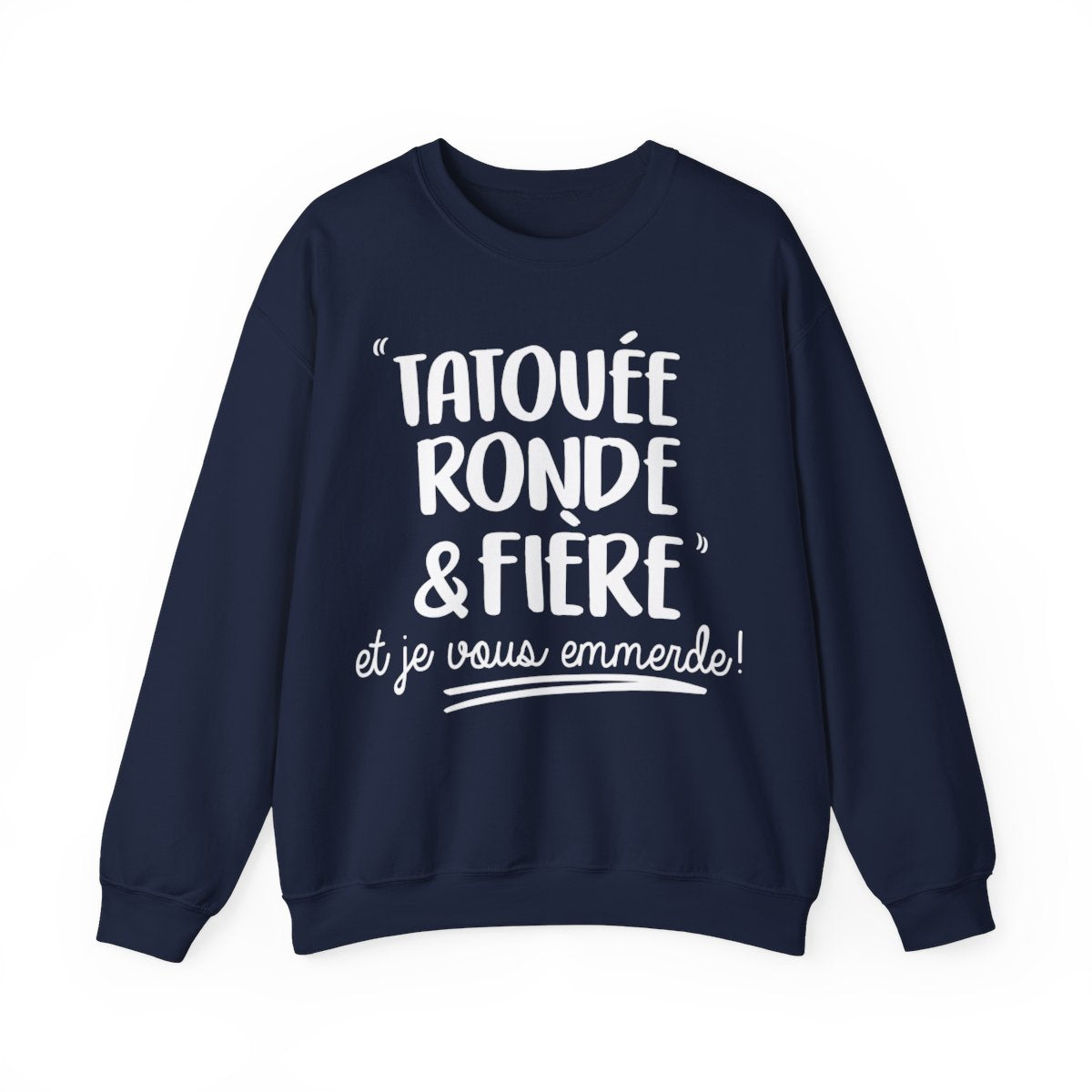 Tatouée ronde et fière et je vous emmerde