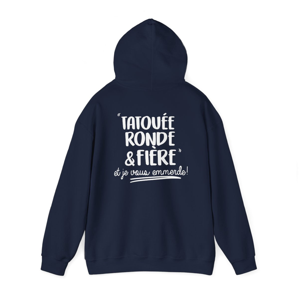 Tatouée ronde et fière et je vous emmerde