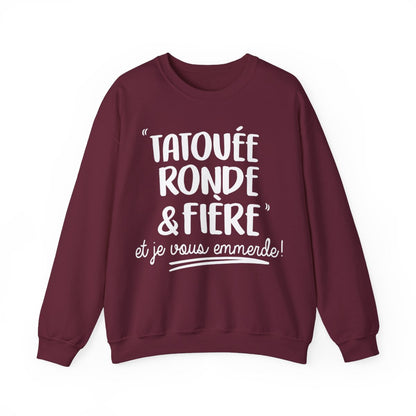 Tatouée ronde et fière et je vous emmerde