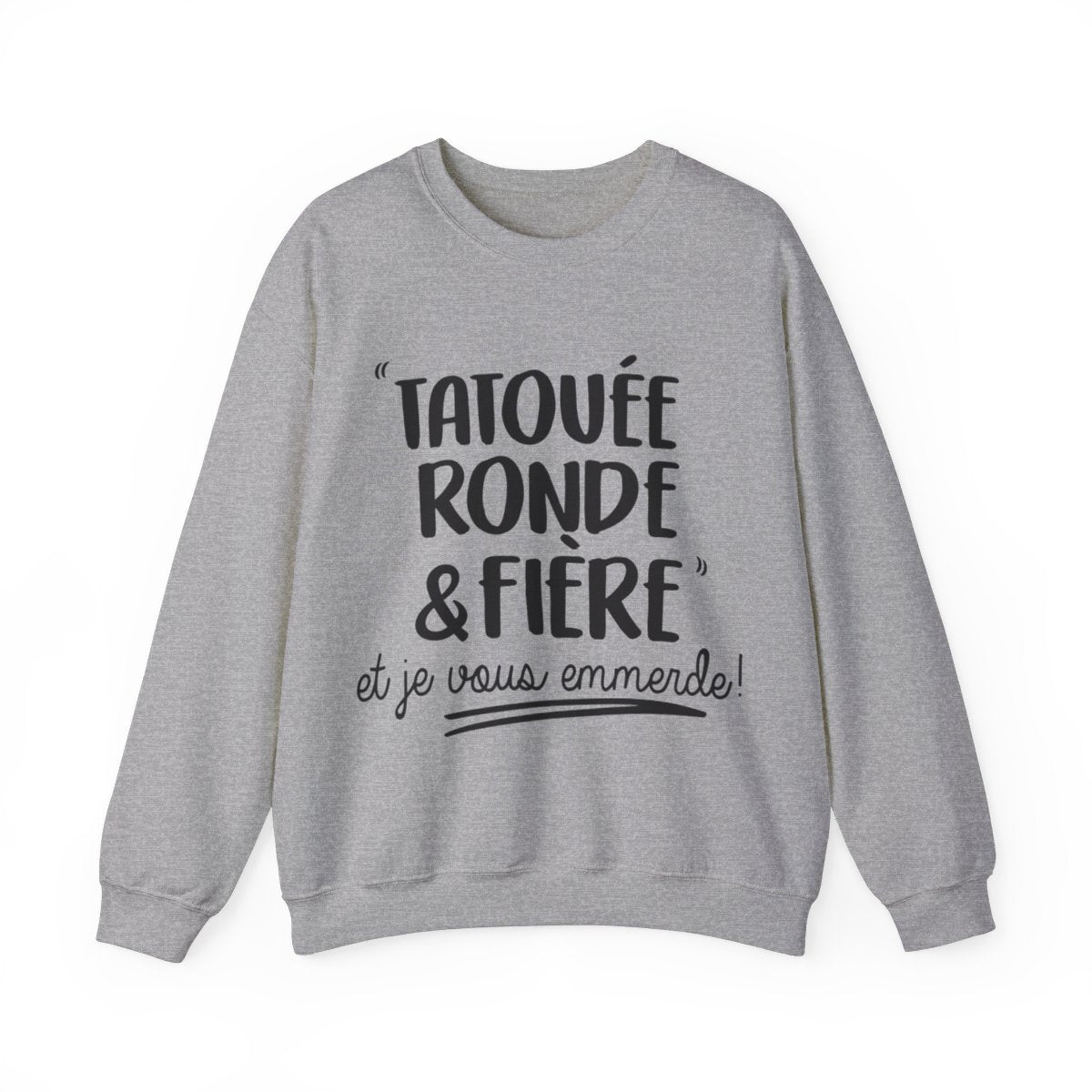 Tatouée ronde et fière et je vous emmerde