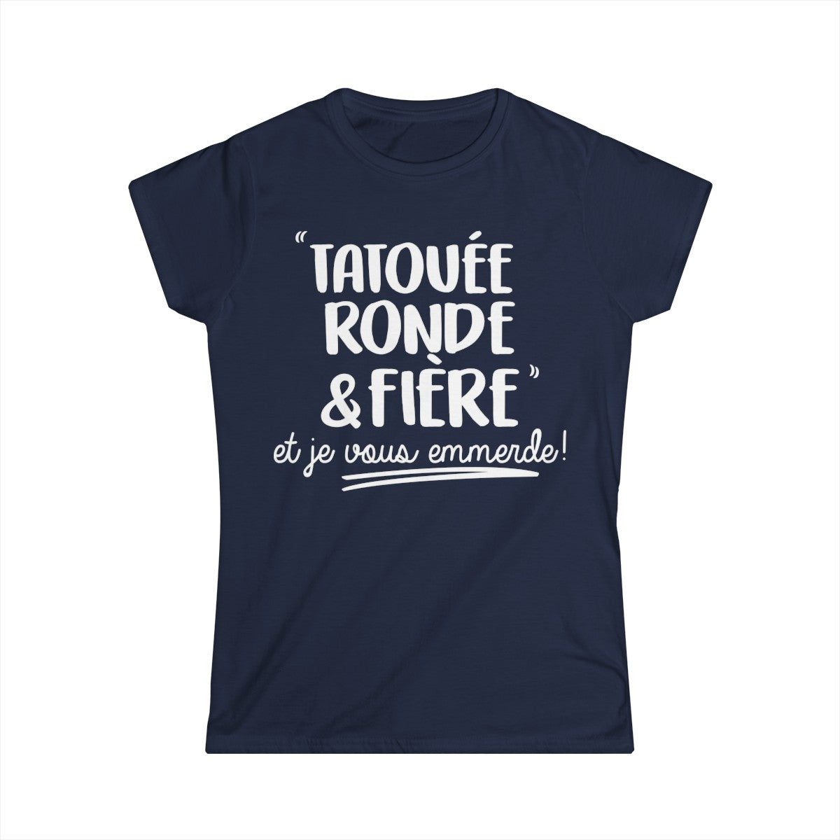 Tatouée ronde et fière et je vous emmerde