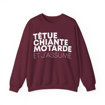 Têtue, chiante, motarde et j'assume