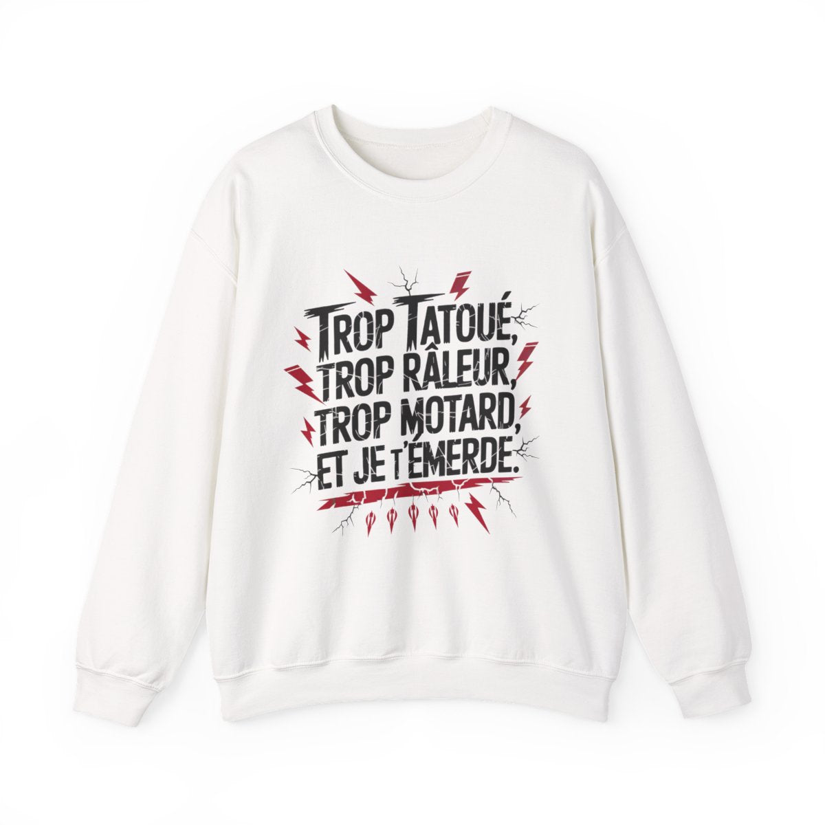 Trop tatoué, trop râleur, trop motard