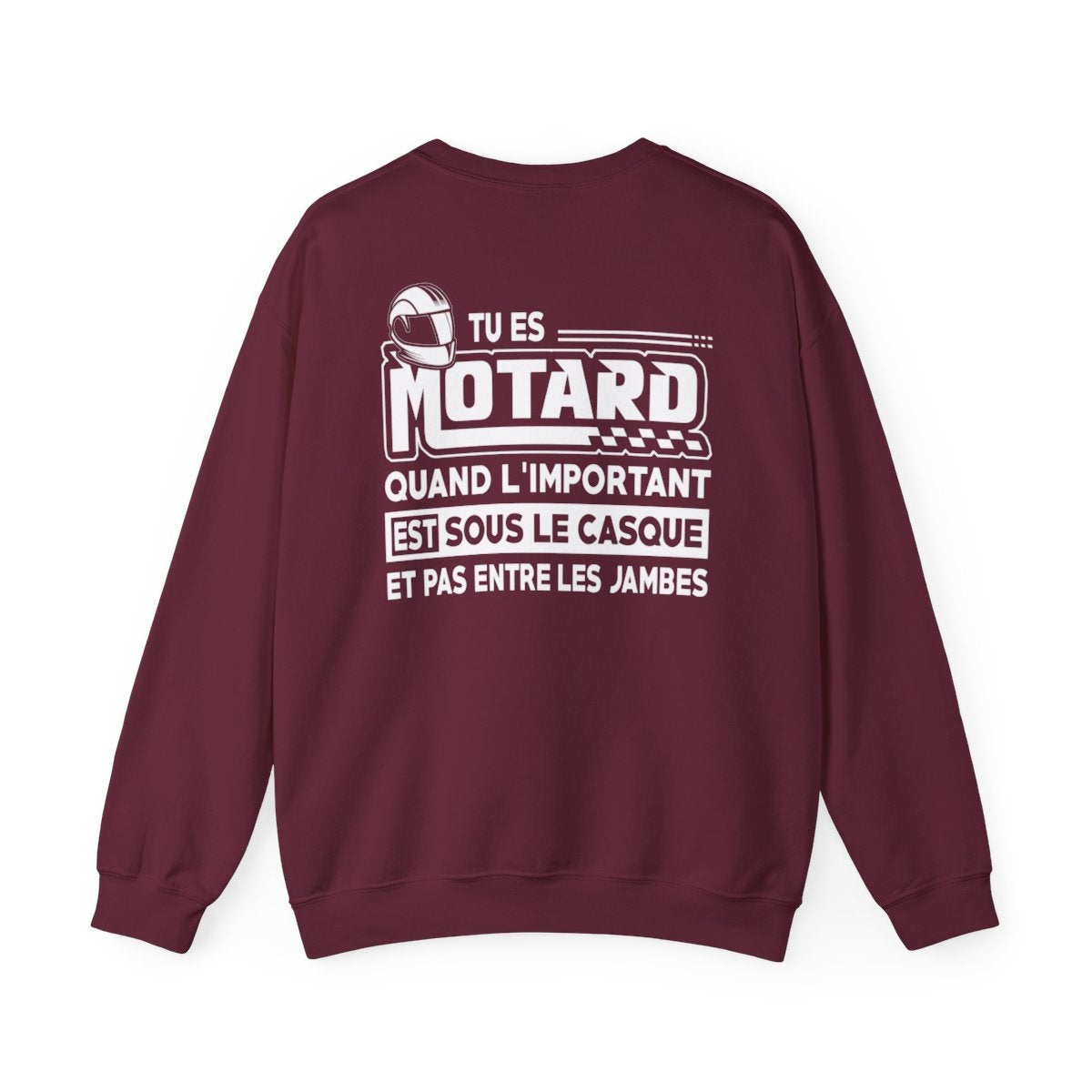 Tu es motard quand l'important est sous le casque et pas entre les jambres