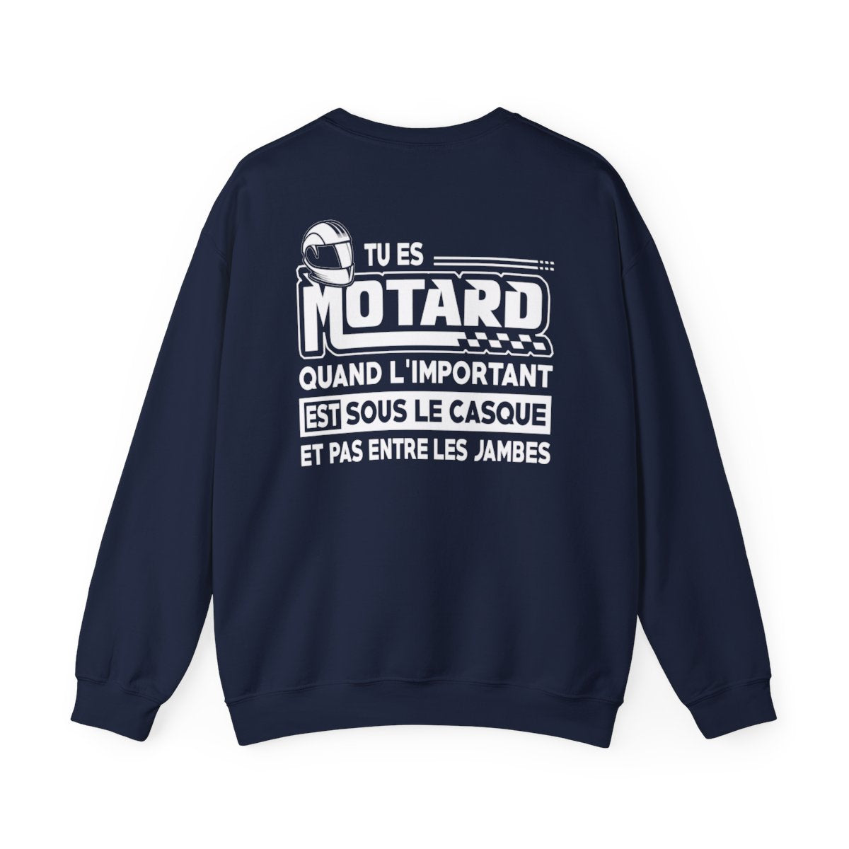 Tu es motard quand l'important est sous le casque et pas entre les jambres