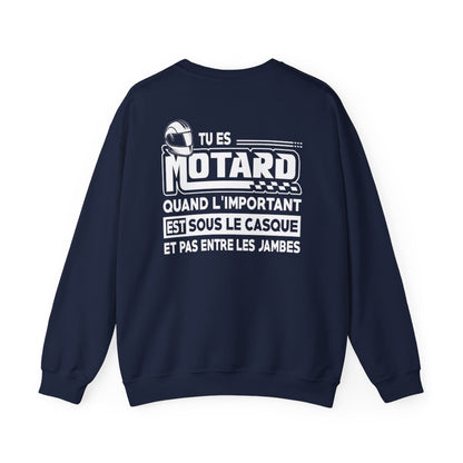 Tu es motard quand l'important est sous le casque et pas entre les jambres