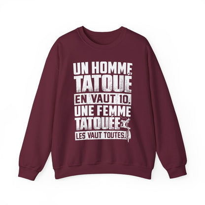 Un homme tatoué en vaut 10, une femme tatouée les vaut toutes