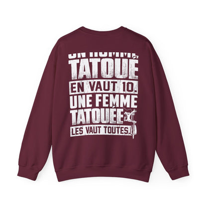 Un homme tatoué en vaut 10, une femme tatouée les vaut toutes