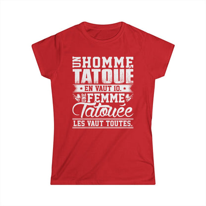Un homme tatoué en vaut 10, une femme tatouée les vaut toutes