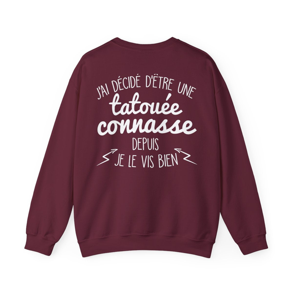 Un jour j'ai décidé d'être une tatouée depuis je le vis bien