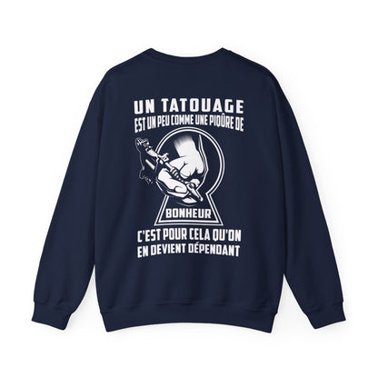 Un tatoauge est un peu comme une piqûre de bonheur c'est pour cela qu'on en devient dépendant